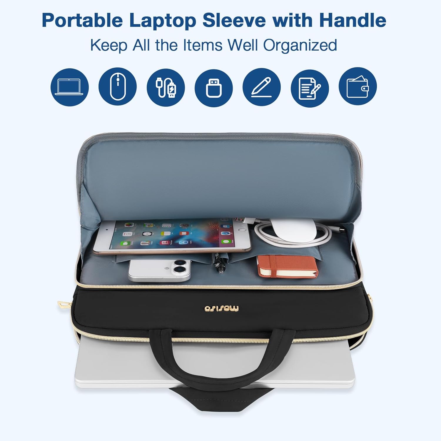 MOSISO Laptop Case 16 inch 13. - Laptop Accessories Travel Case ulasan dan harga