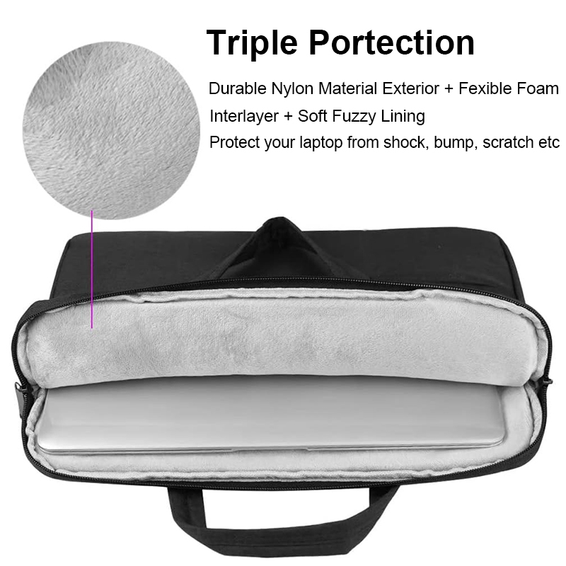 Carry Laptop Bag Sleeve with F - Laptop Accessories Travel Case ulasan dan harga