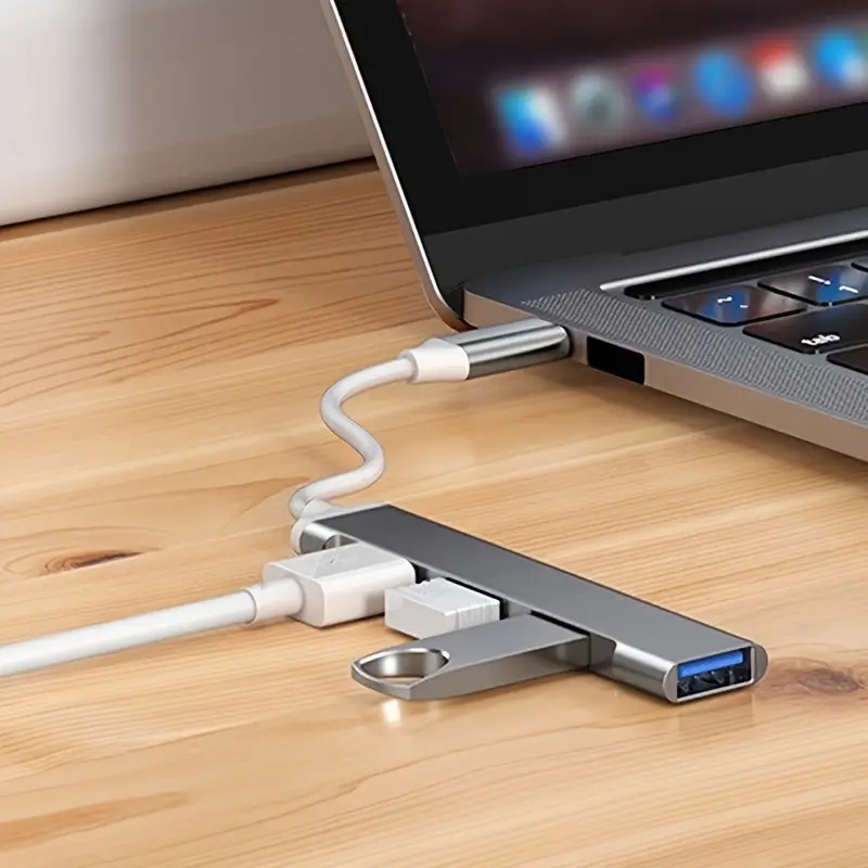 4-Port Multi-Splitter Type C H - Mac Laptop Accessories ulasan dan harga