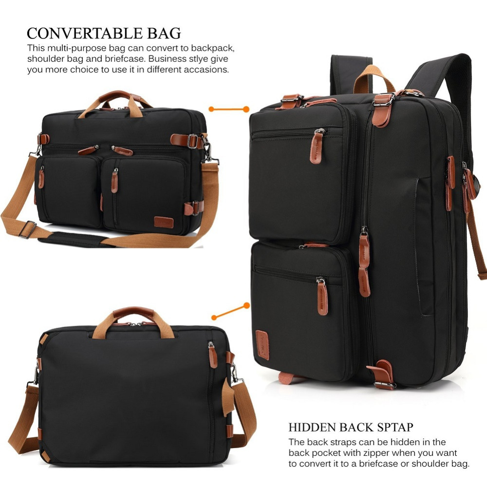 3-in-1 Convertible Laptop Back - Laptop Accessories Travel Case ulasan dan harga