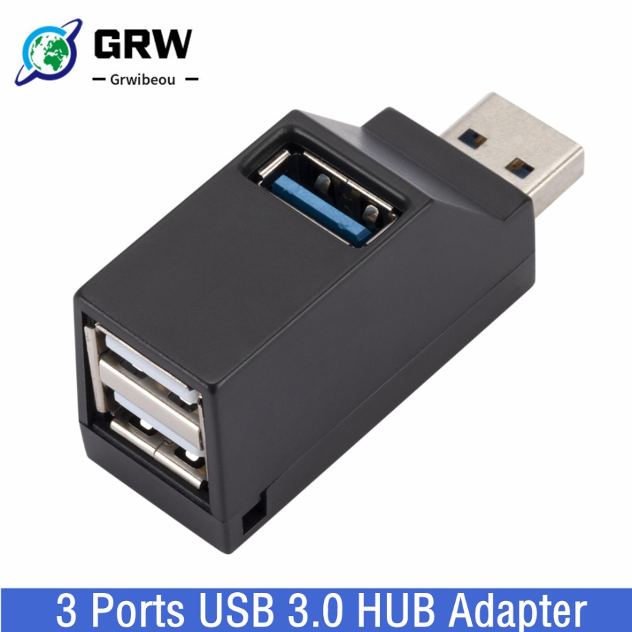 Grwibeou Mini 3 Ports USB 3.0  - Mac Laptop Accessories ulasan dan harga