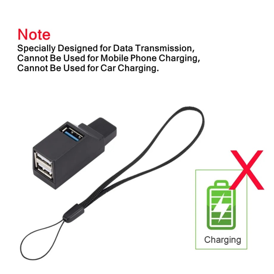 Grwibeou Mini 3 Ports USB 3.0  - Mac Laptop Accessories ulasan dan harga
