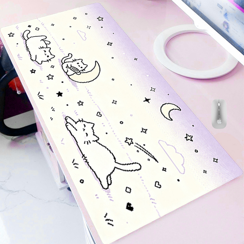 Low pixel cartoon Mouse Pad Ga - Laptop Accessories Essential ulasan dan harga