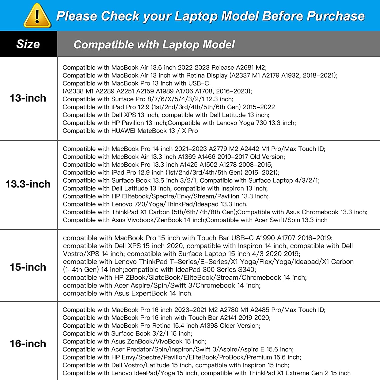 13 14 15 16 inch Laptop Bag No - Laptop Accessories Travel Case ulasan dan harga