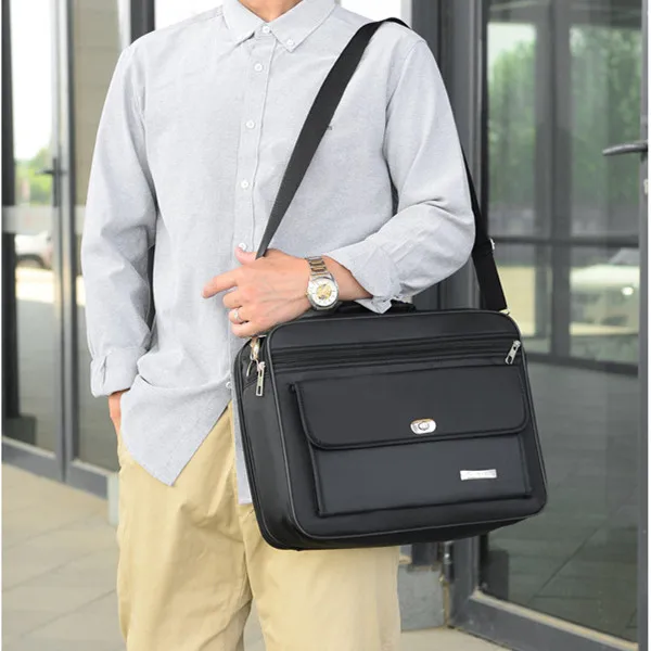 Large Capacity Briefcase Trave - Laptop Accessories Essential ulasan dan harga