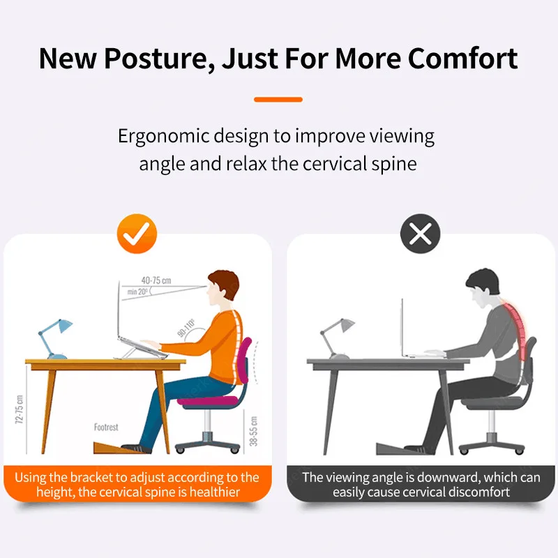 Laptop Stand Portable Foldable - Mac Laptop Accessories ulasan dan harga
