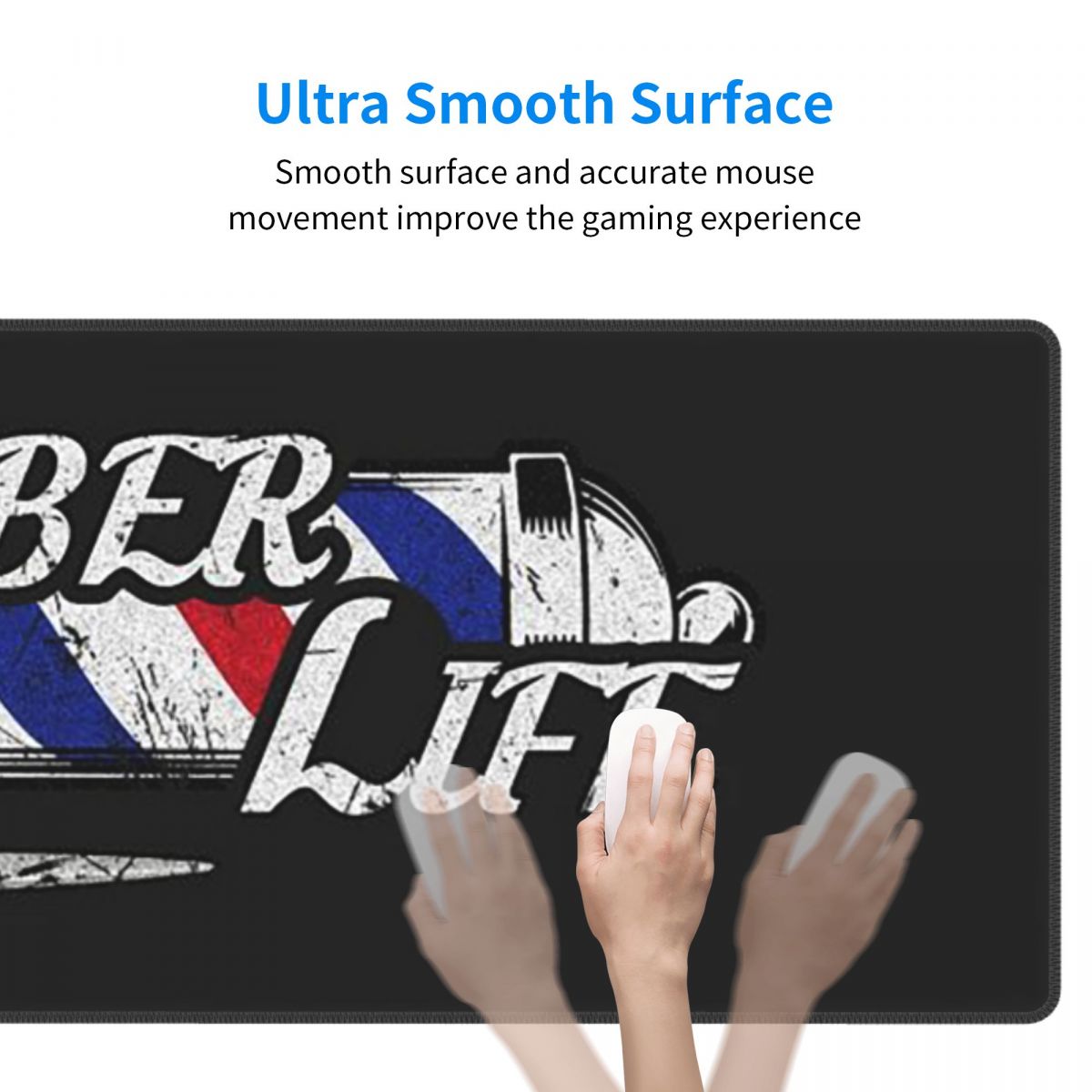 Large Mouse Pad Barber Shop Si - Laptop Accessories Shop ulasan dan harga