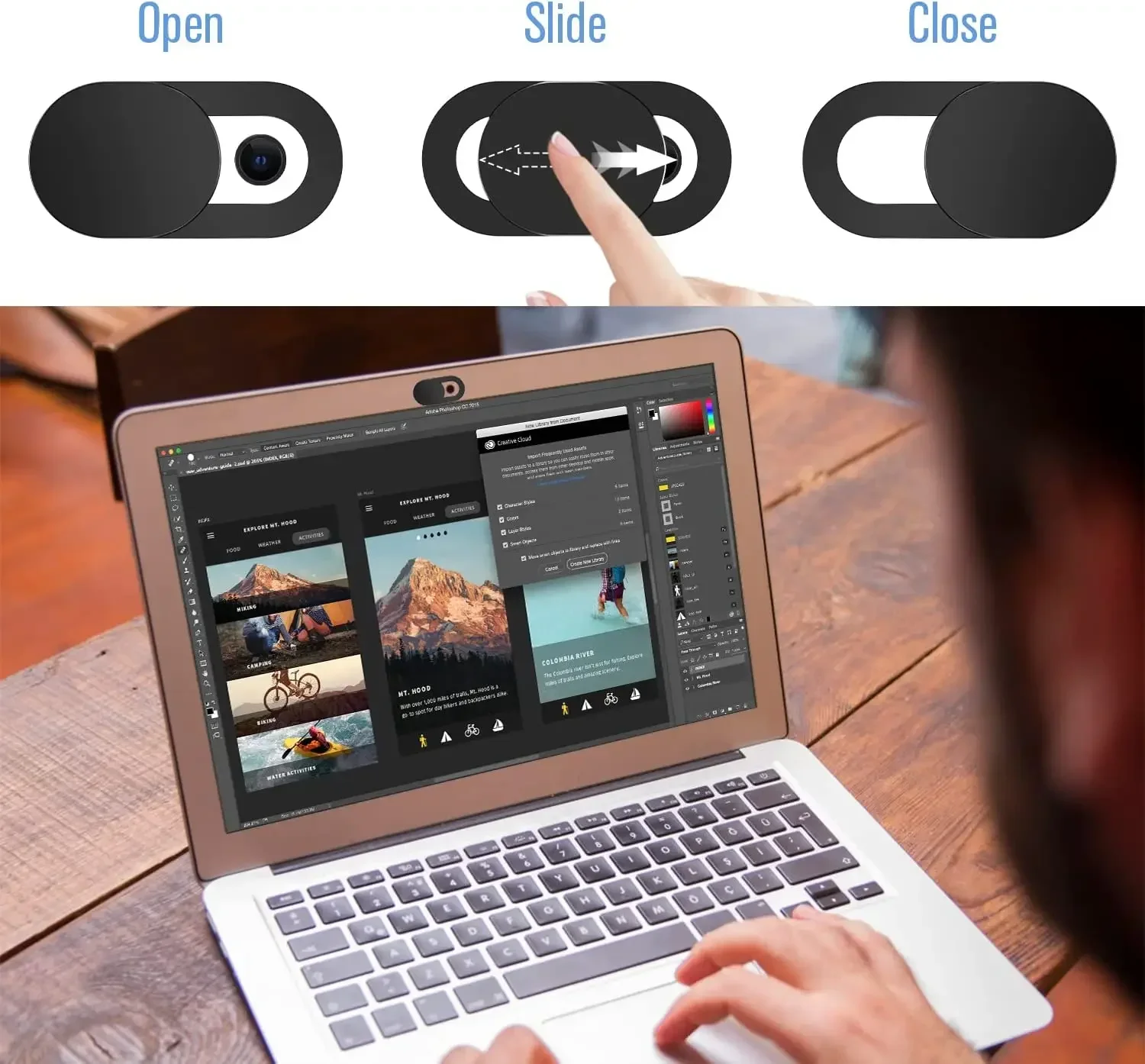 Webcam Cover Laptop Camera Sli - Laptop Accessories Cover ulasan dan harga