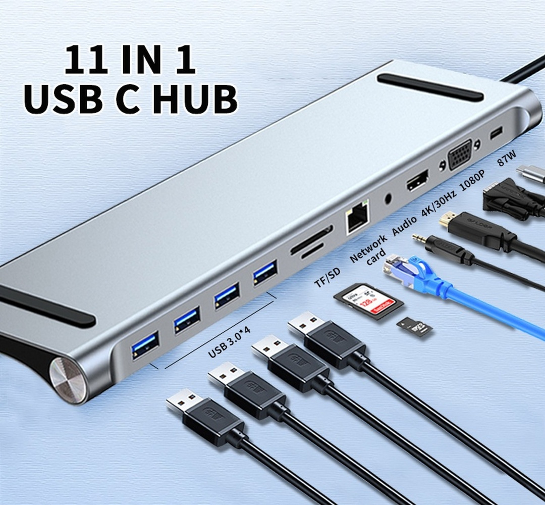 USB C HUB Laptop Docking Stati - Mac Laptop Accessories ulasan dan harga
