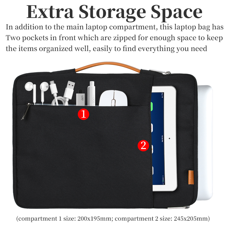 Laptop Sleeve Notebook Handbag - Laptop Accessories Travel Case ulasan dan harga