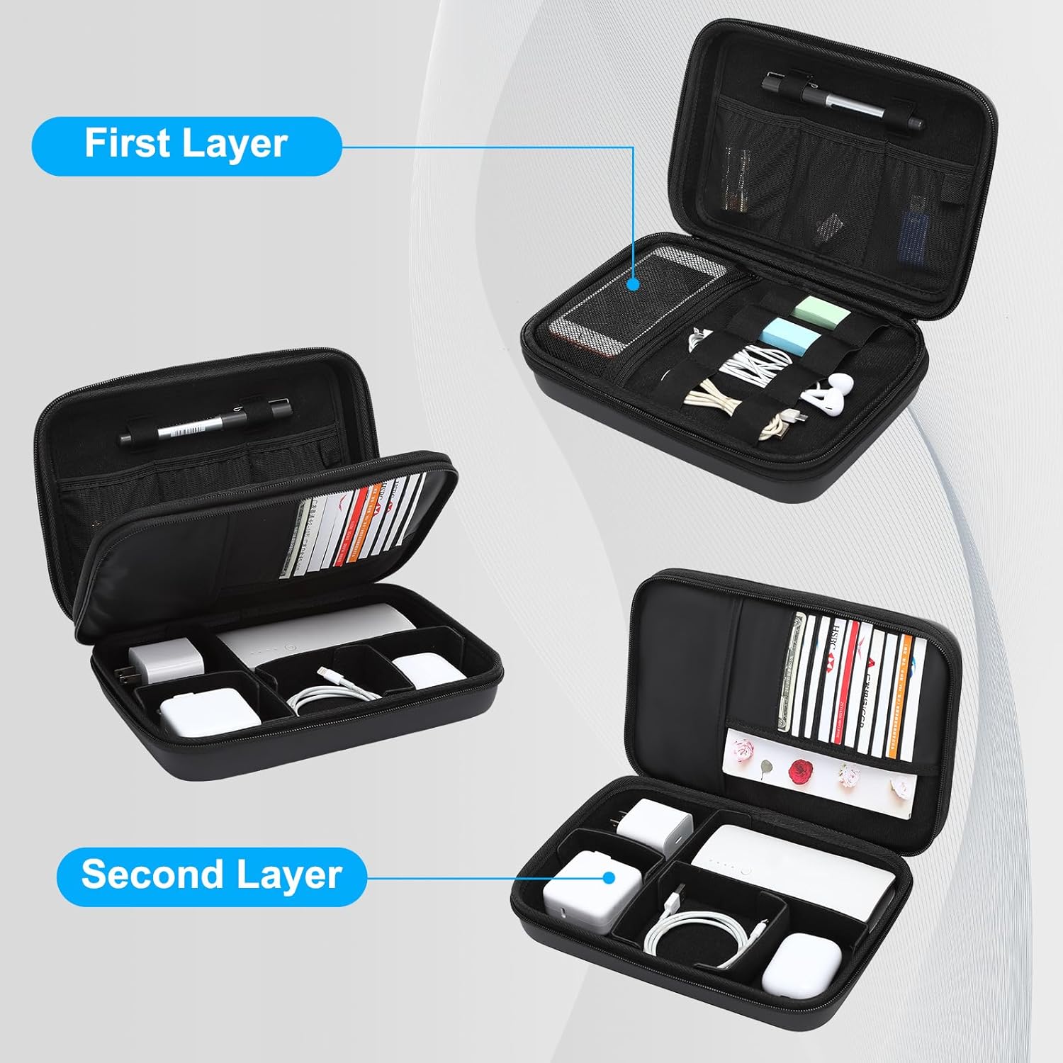 Electronics Organizer Travel C - Laptop Accessories Essential ulasan dan harga