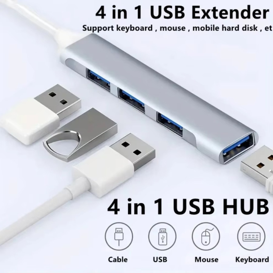 4 in 1 USB HUB USB-C HUB 4 Por - Mac Laptop Accessories ulasan dan harga