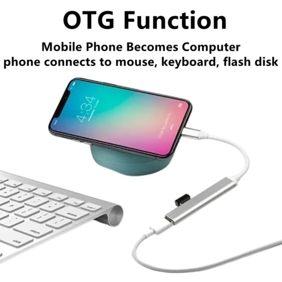 4 in 1 USB HUB USB-C HUB 4 Por - Mac Laptop Accessories ulasan dan harga