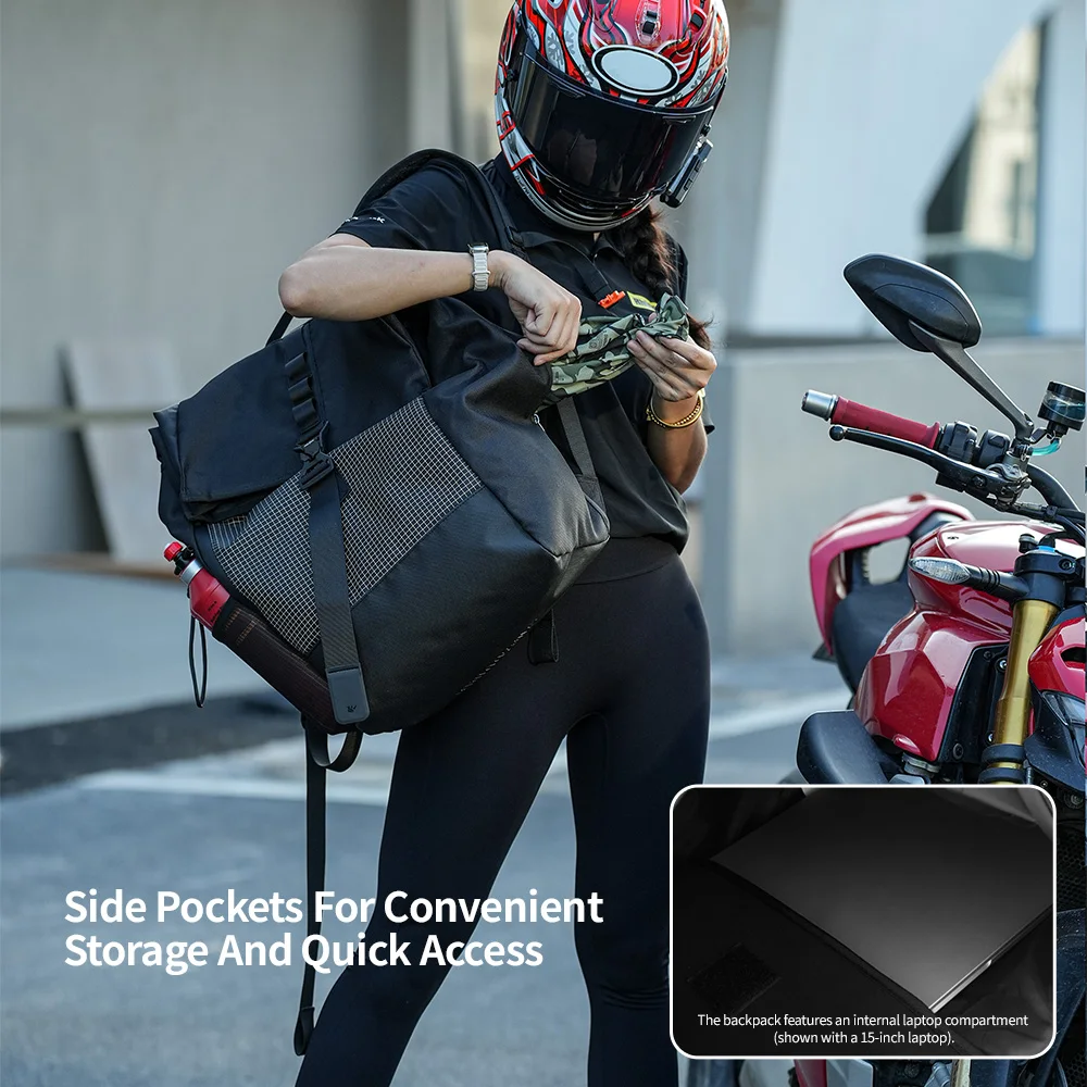 Rhinowalk Motorcycle Helmet Ba - Laptop Accessories Bag ulasan dan harga